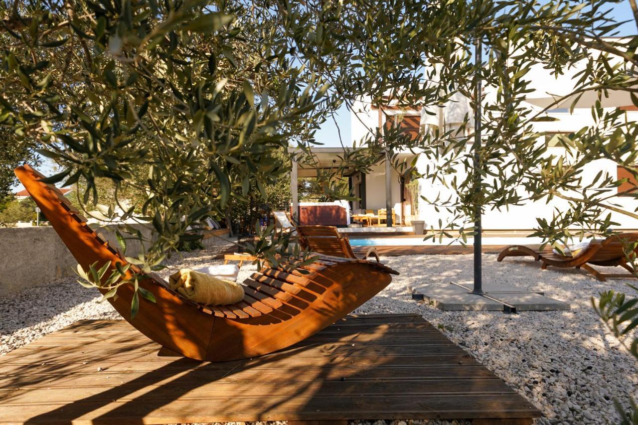 Villa Suncica With Heated Pool, Jacuzzi And Bikes Near Zadar Sukošan Kültér fotó