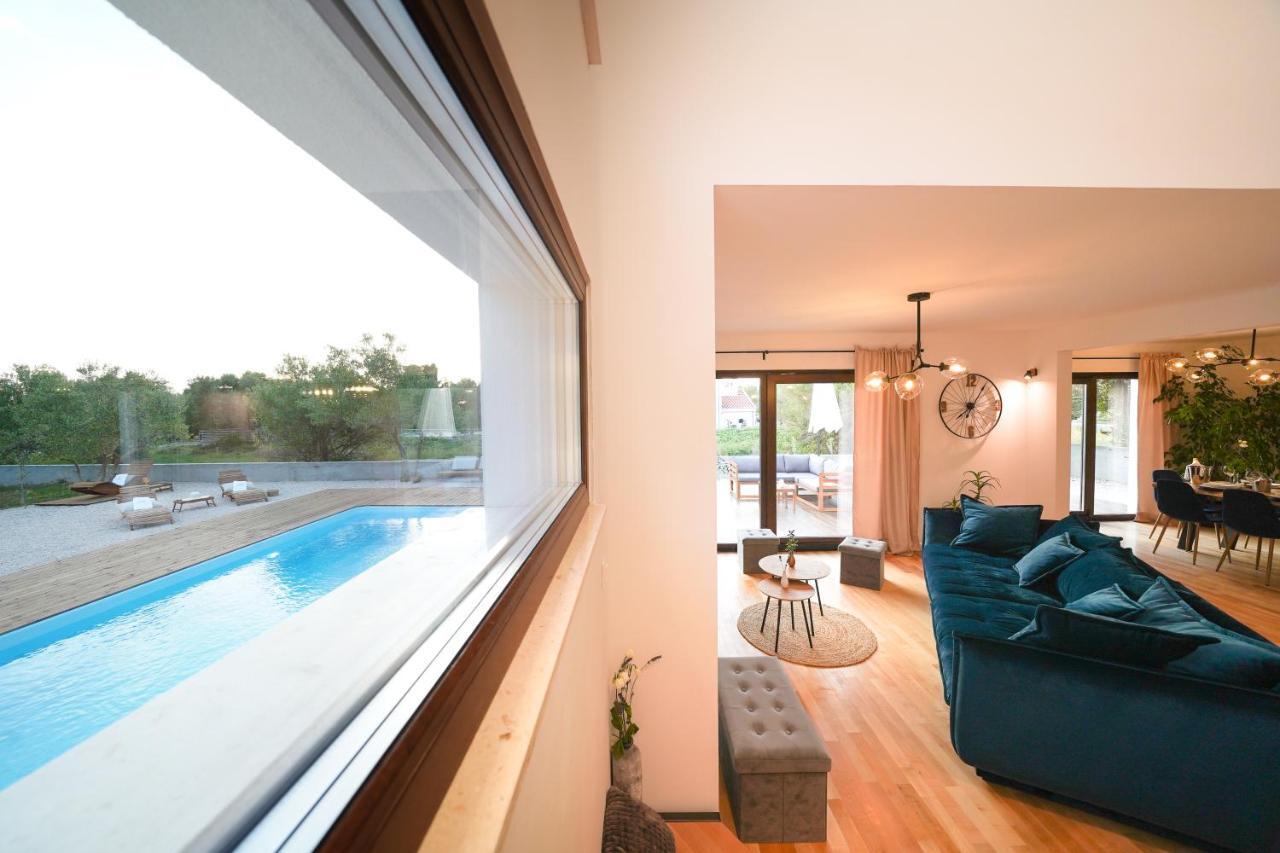 Villa Suncica With Heated Pool, Jacuzzi And Bikes Near Zadar Sukošan Kültér fotó